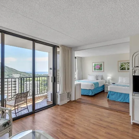 Elevated Condo With Diamond Head & Ocean Views, Steps From Waikiki Beach